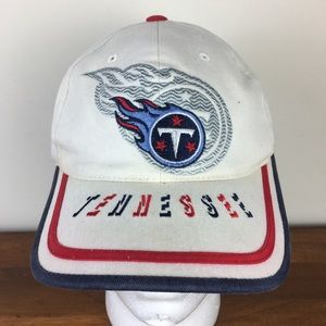 TENNESSEE TITANS Vintage Annco Hat Cap 90s - 00s VTG Unique Stitching NFL RARE